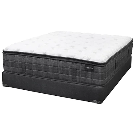 King Hand Made Luxury Mattress, Lux Top Ultra Plush and 9" Grey Semi-Flex Foundation